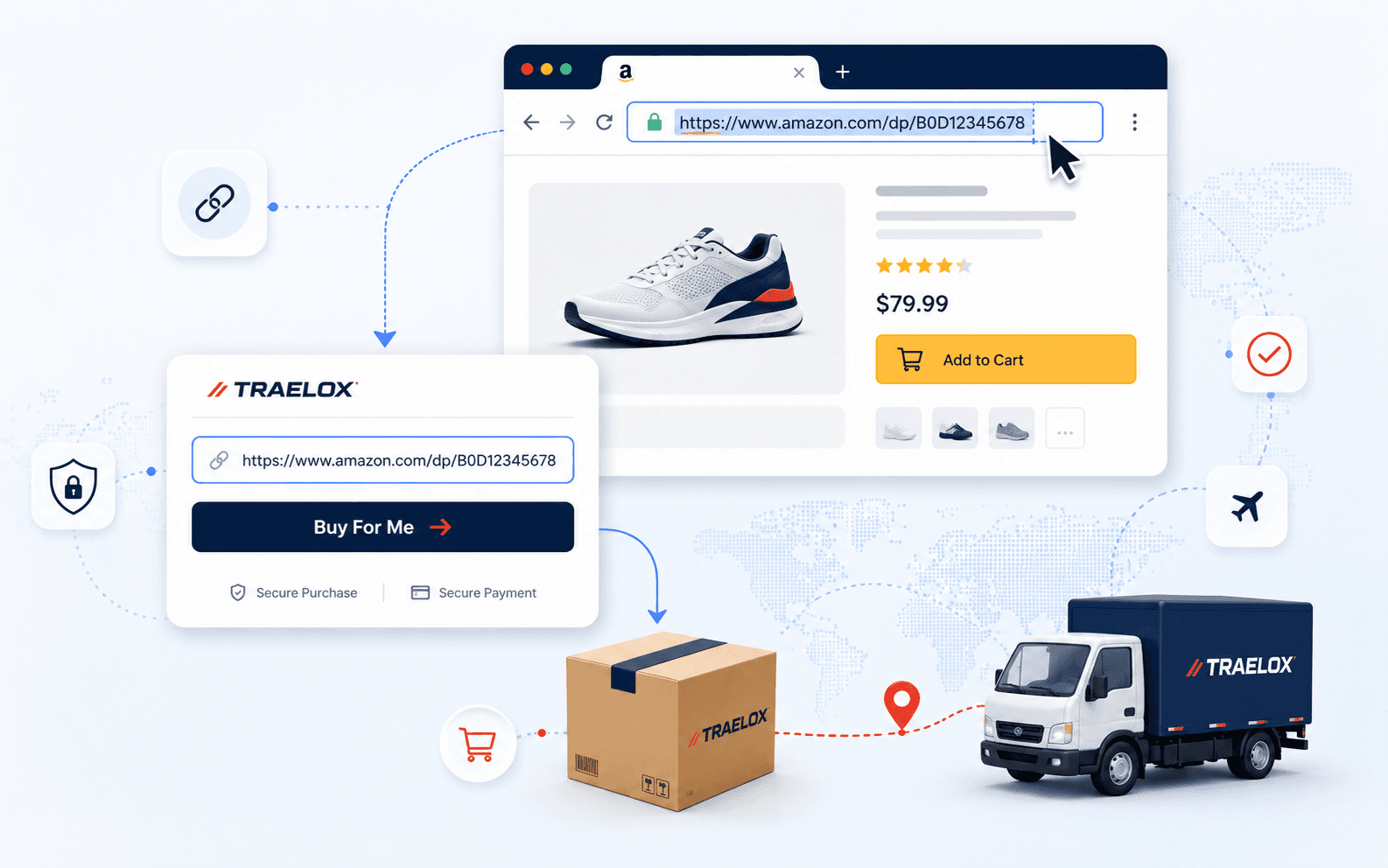 Servicio Traelox de compra asistida y entrega
